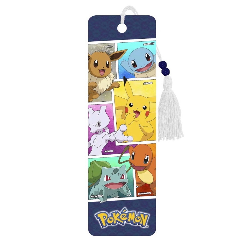 Pokemon Character Bookmark with Tassel new with tags